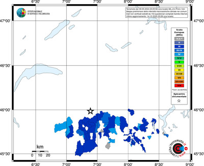 Mappa EMS - territori comuni