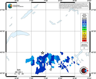 Mappa MCS - territori comuni