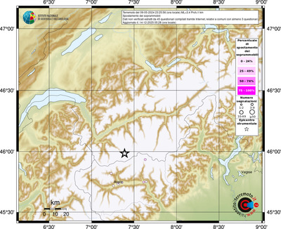 Mappa comuni con almeno 3 questionari
