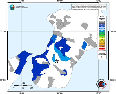 Mappa EMS - territori comuni