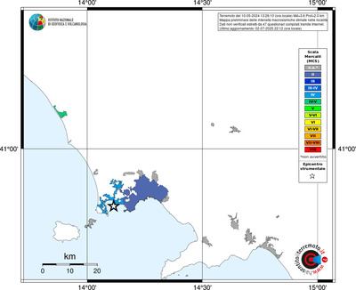 Mappa MCS - territori delle località