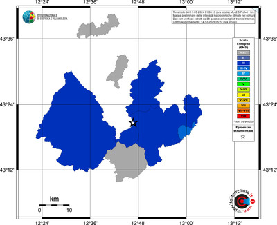 Mappa EMS - territori comuni