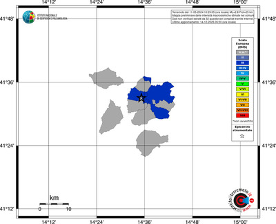 Mappa EMS - territori comuni