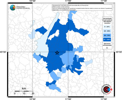 Mappa territorio comunale con almeno 3 questionari