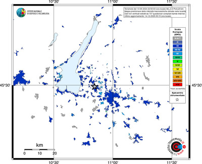 Mappa EMS - territori località