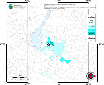 Mappa territorio comunale con almeno 3 questionari