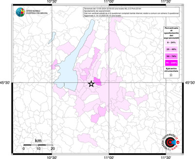 Mappa territorio comunale con almeno 3 questionari
