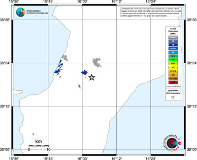 Mappa EMS - territori località