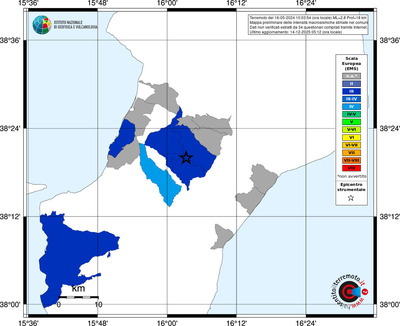 Mappa EMS - territori comuni