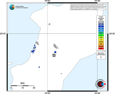 Mappa EMS - territori località