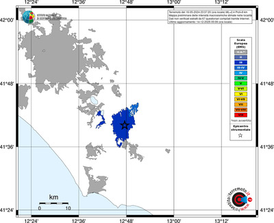 Mappa EMS - territori località