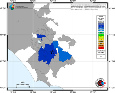 Mappa EMS - territori comuni