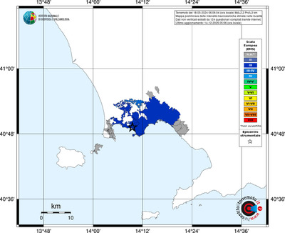 Mappa EMS - territori località