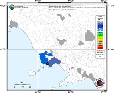 Mappa MCS riferita ai limiti comunali