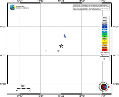 Mappa MCS - territori località