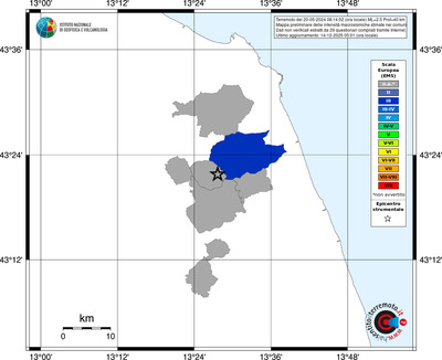 Mappa EMS - territori comuni