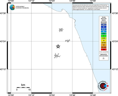 Mappa MCS - territori località