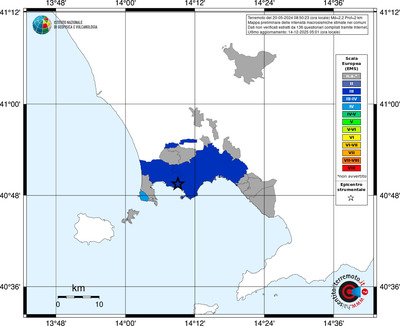 Mappa EMS - territori comuni