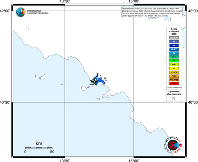 Mappa EMS - territori località