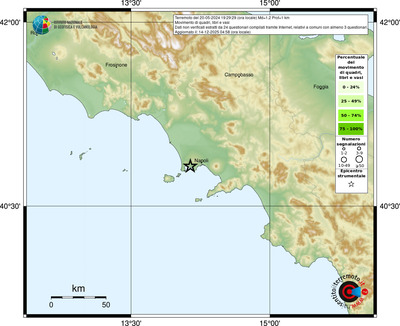 Mappa comuni con almeno 3 questionari