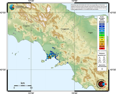 Mappa EMS - località