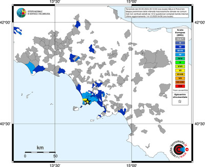 Mappa EMS - territori comuni