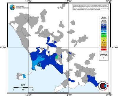 Mappa EMS - territori comuni