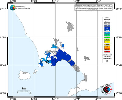 Mappa EMS - territori località