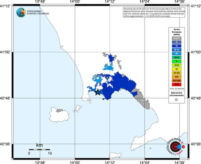 Mappa EMS - territori località