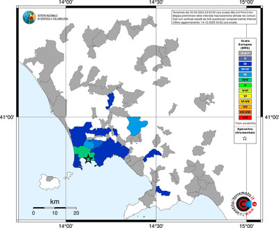 Mappa EMS - territori comuni