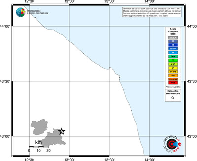 Mappa EMS - territori comuni