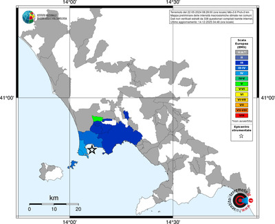 Mappa EMS - territori comuni