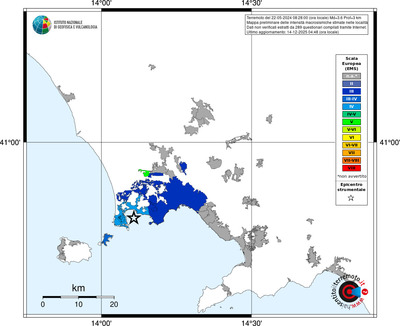 Mappa EMS - territori località