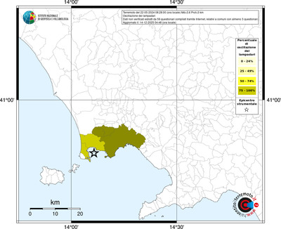 Mappa territorio comunale con almeno 3 questionari