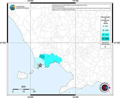 Mappa territorio comunale con almeno 3 questionari