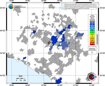 Mappa MCS - territori comuni