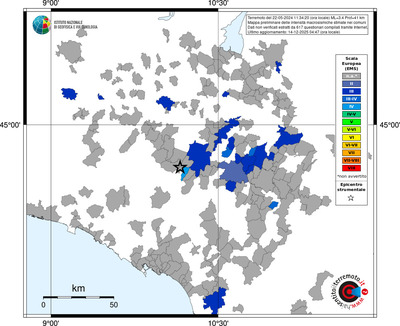 Mappa EMS - territori comuni