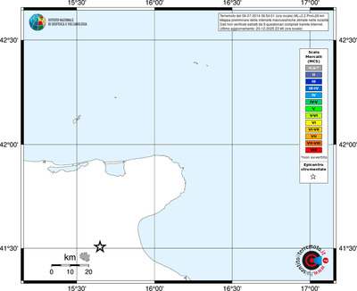 Mappa MCS - territori località
