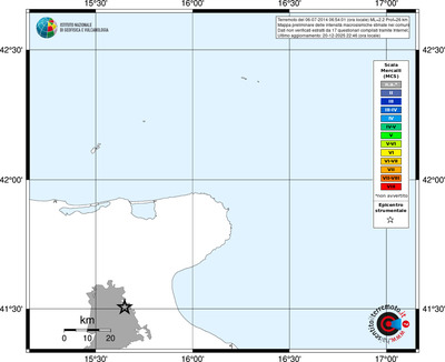 Mappa MCS - territori comuni