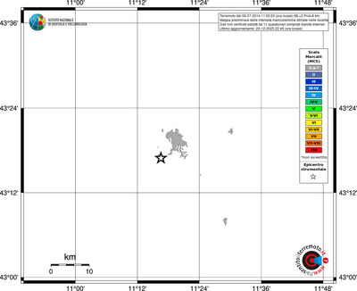 Mappa MCS - territori località
