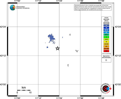Mappa MCS - territori località