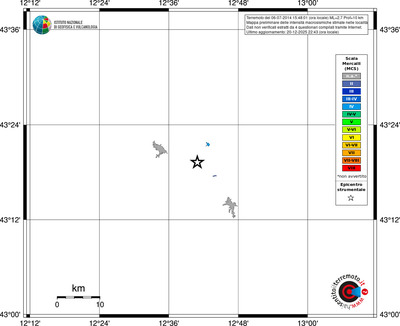 Mappa MCS - territori località