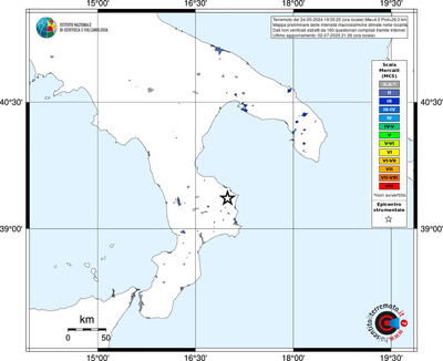 Mappa MCS - territori delle località