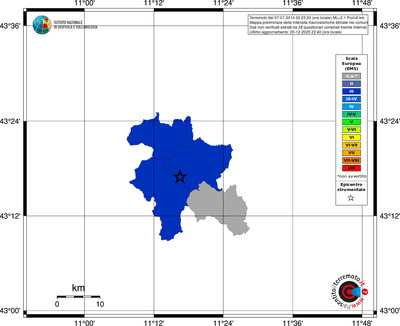 Mappa EMS - territori comuni