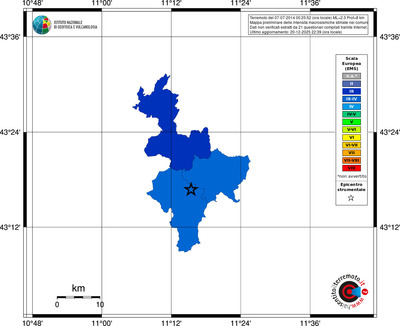 Mappa EMS - territori comuni