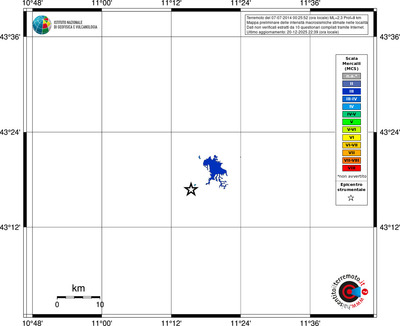 Mappa MCS - territori località