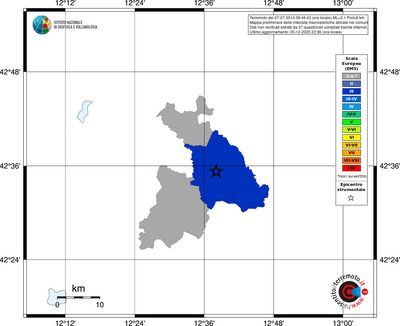 Mappa EMS - territori comuni