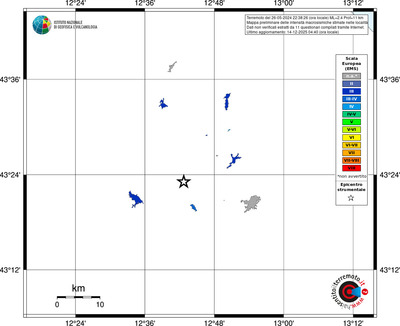 Mappa EMS - territori località
