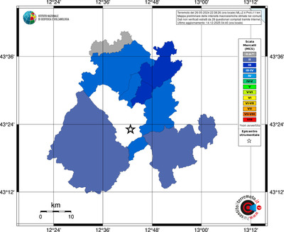 Mappa MCS - territori comuni
