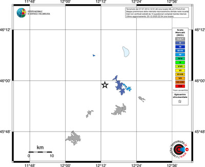 Mappa MCS - territori località